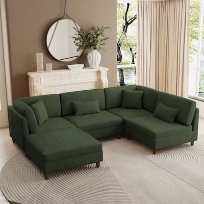 Oversized Storage Sectional Sofa Modular Couch