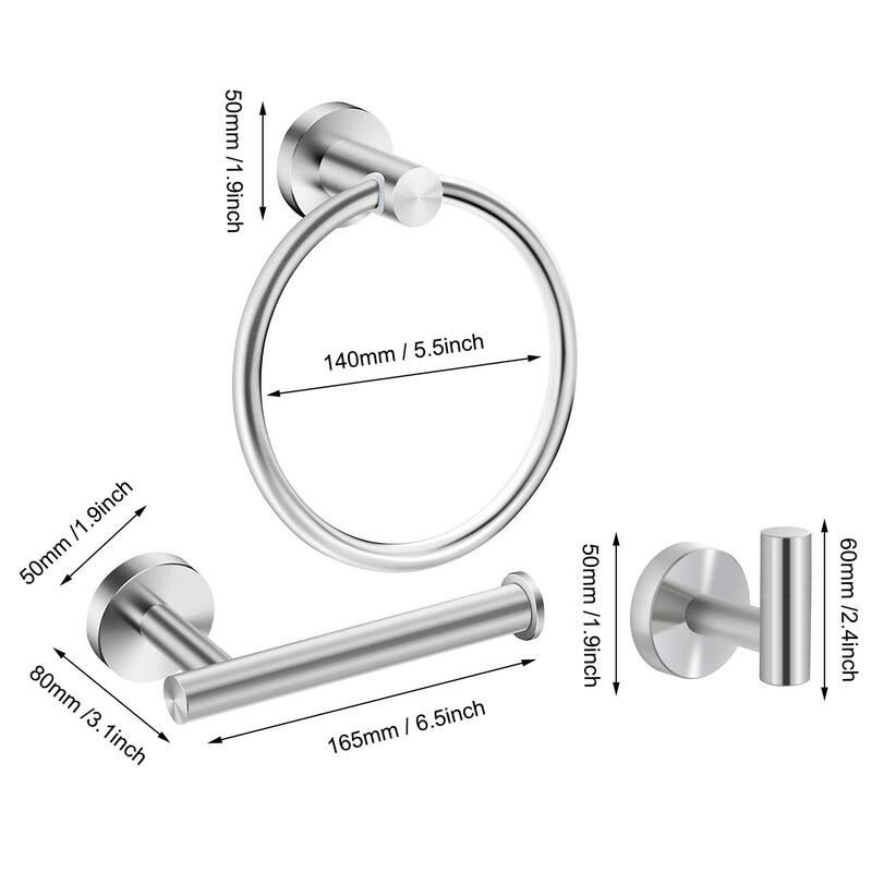 3 - Piece Bathroom Hardware Set