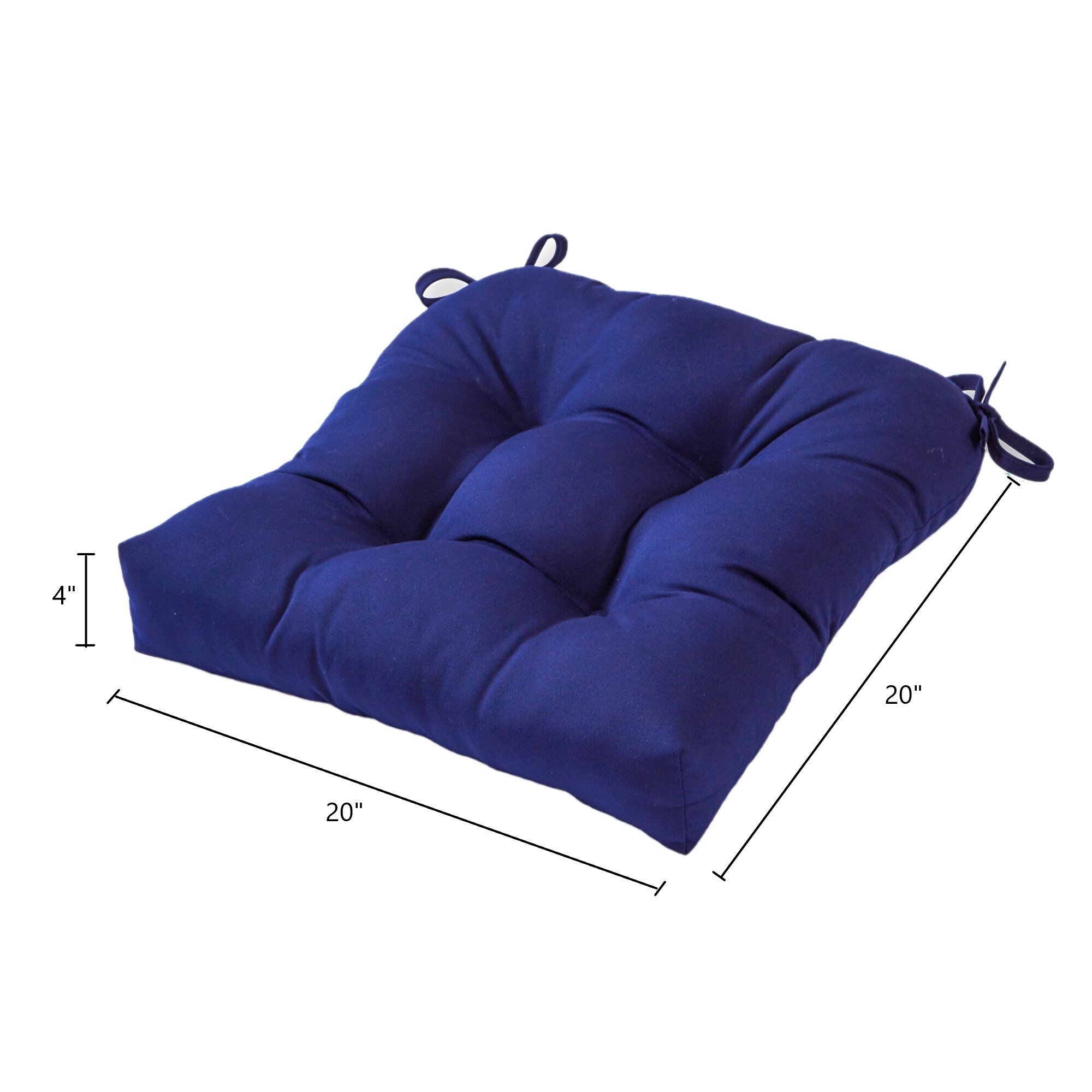 Sunbrella tufted online chair cushions