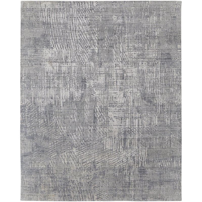 HomeRoots Abstract Casual Rectangle Area Rug - 120.00 in. x 96.00 in. x 0.39 in.