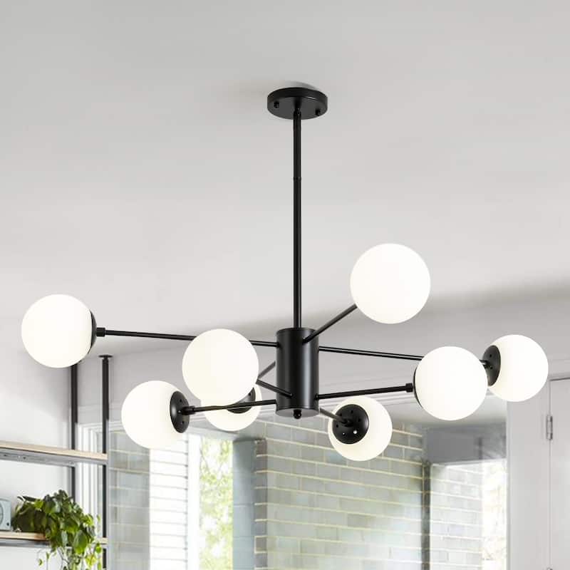8 - Light Sputnik Modern Lear Chandelier