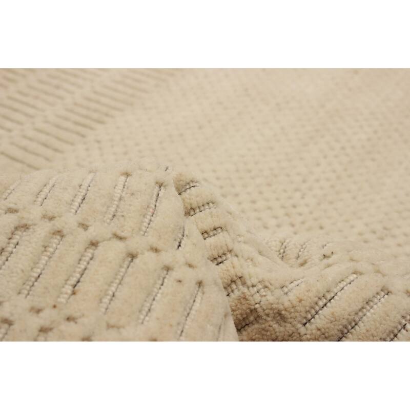 Kashkuli Gabbeh Cream Rug 5'3" x 7'6" - 5'3 x 7'6