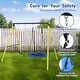 preview thumbnail 8 of 8, Roomfitters Indoor Outdoor Metal Swing Set with Safety Belt, Compact and Secure Backyard Fun, Multicolor