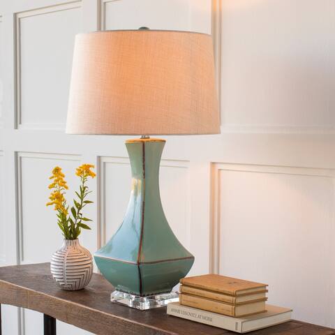 The Curated Nomad Enclave Glazed Table Lamp