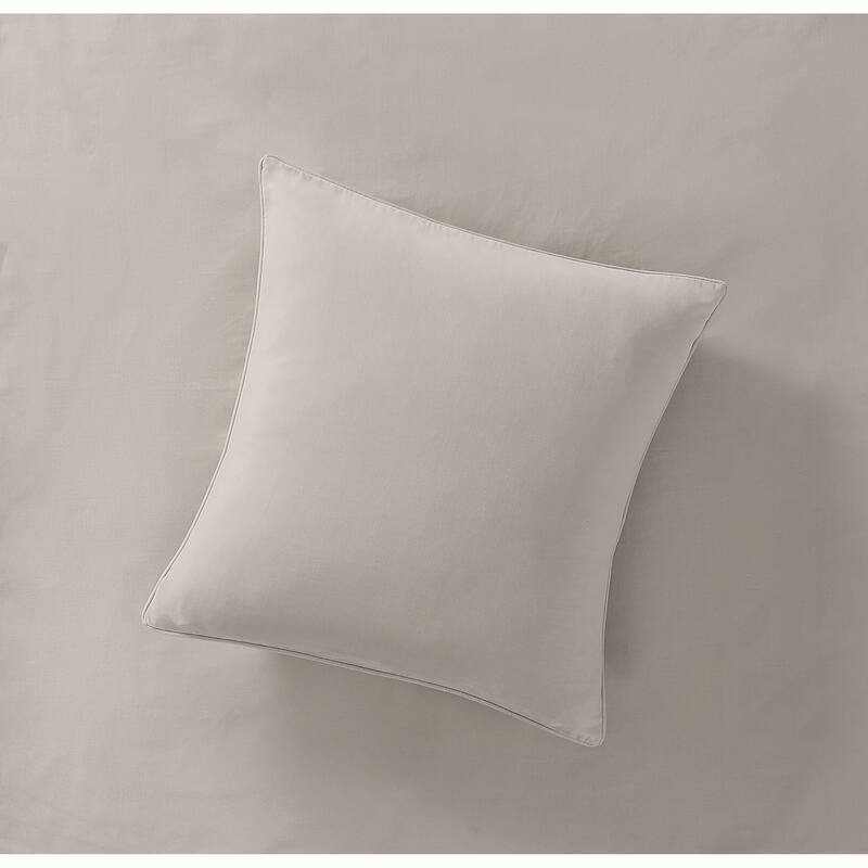 Brooklyn Loom Matte Cotton Velvet Euro Sham - Cover Only