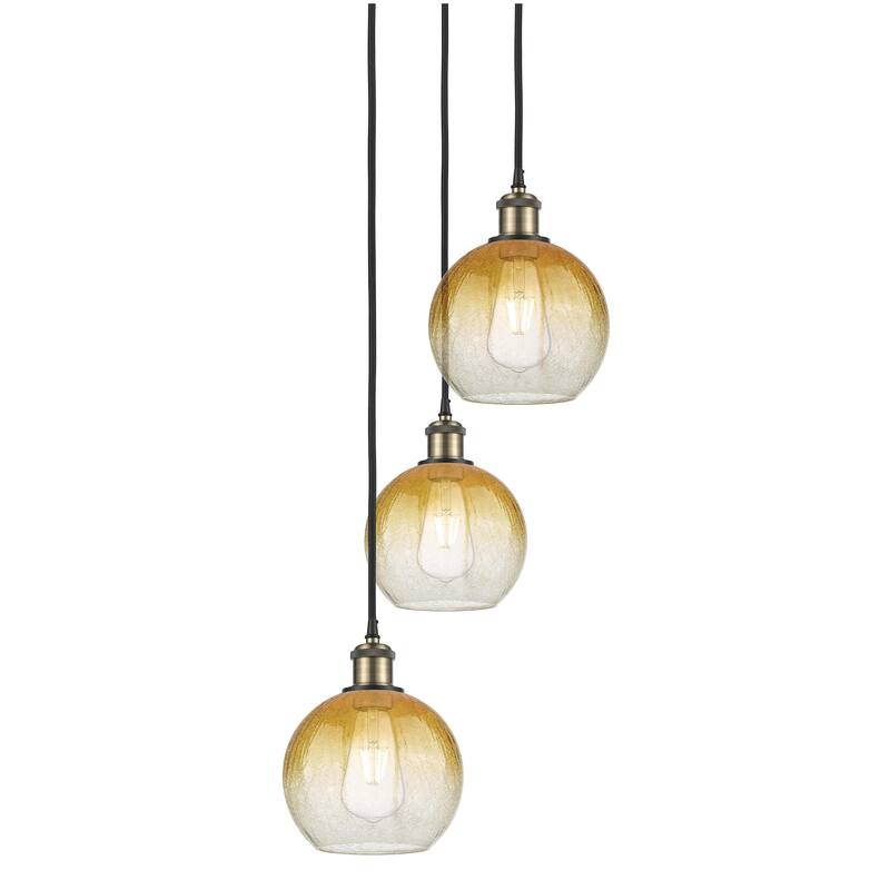 Innovations Lighting 113B-3P-31-15 Brookhaven Globe Pendant Brookhaven