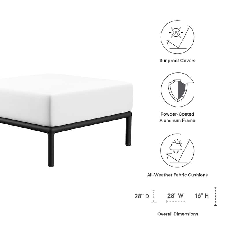 Hanalei Outdoor Patio Ottoman