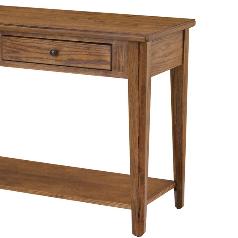 Chromcraft Peter Revington Console Table in Chestnut Finish