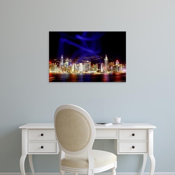 Easy Art Prints Russell Gordonno's 'Hong Kong Skyline' Premium Canvas Art
