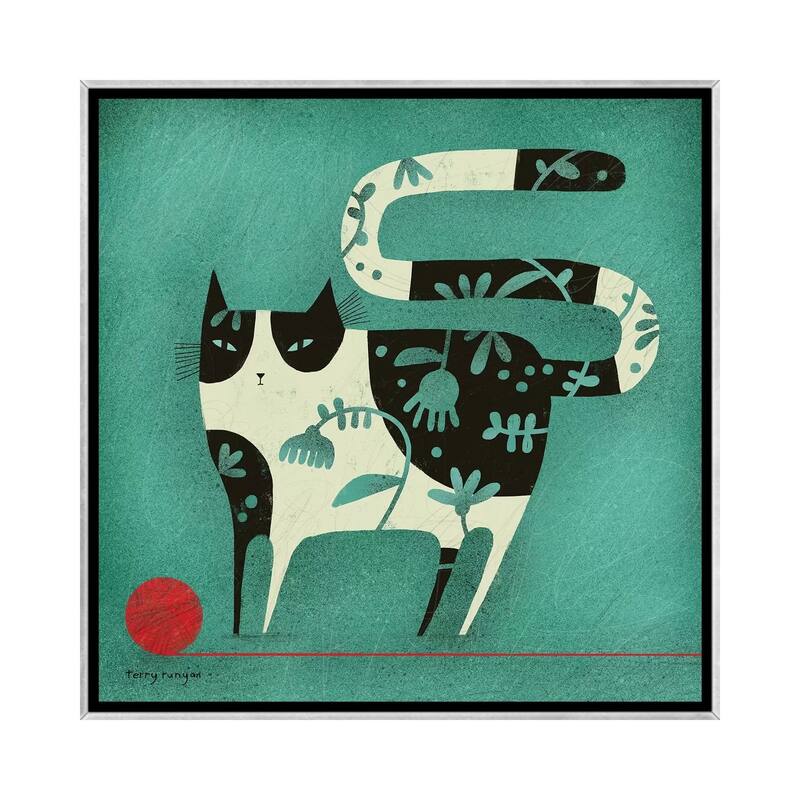 iCanvas "Red Yarn" by Terry Runyan Framed