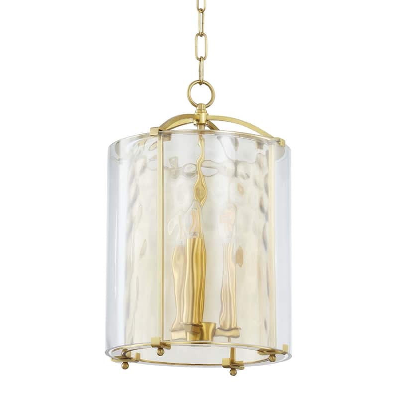 Hudson Valley Lighting 6003 Ramsey 3 Light 12" Wide Pendant - Aged Brass