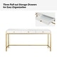 preview thumbnail 6 of 10, Tanisha Writing Desk with Drawers for The Office