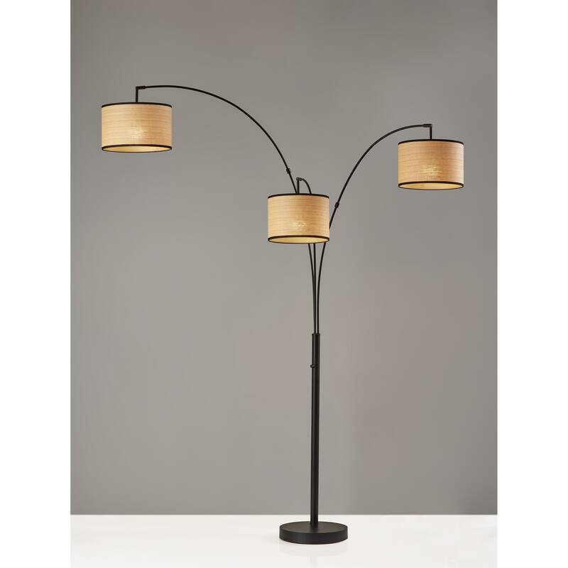 Adesso Bowery 3-Arm Arc Lamp