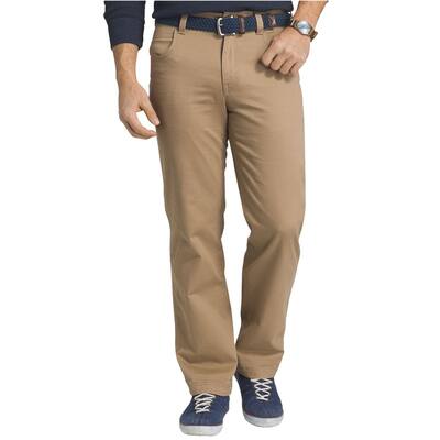 G.H. Bass & Co. Mens Camp Side Canvas Casual Chino Pants, Brown, 44W x 34L - 44W x 34L