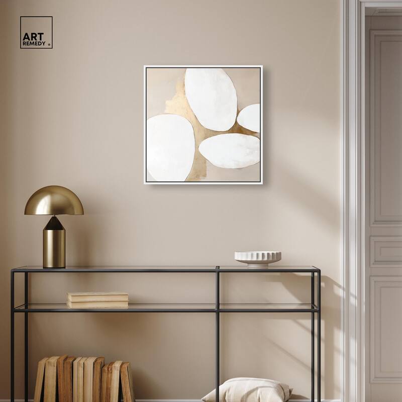 Stacked Stones III Canvas by Art Remedy