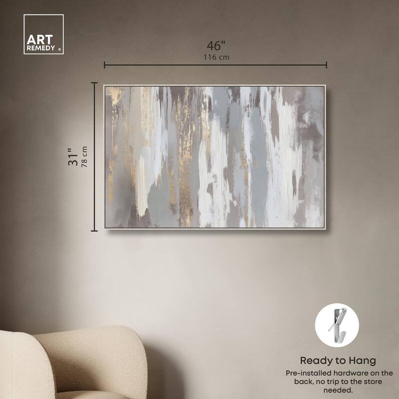 Flooding Gold II Canvas by Art Remedy