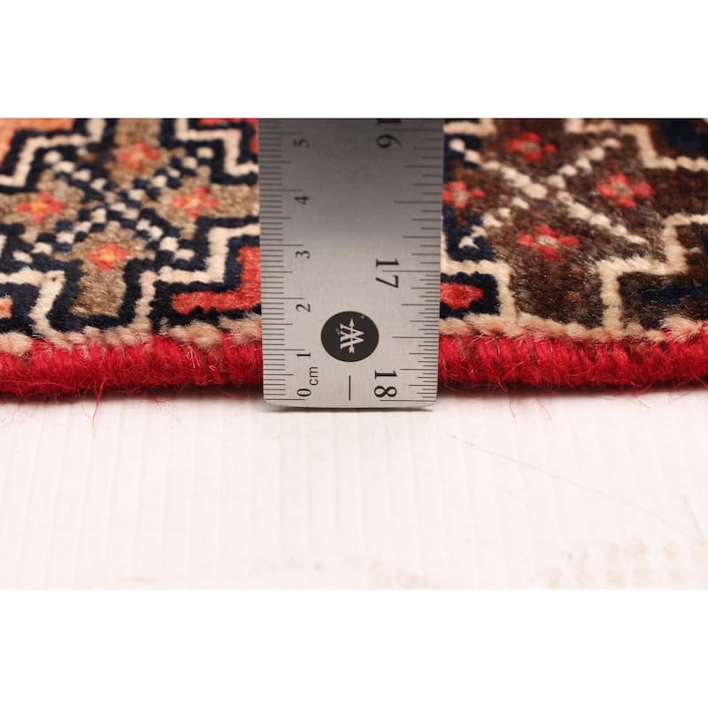 ECARPETGALLERY Hand-knotted Kayseri Vintage Red Wool Rug - 3'3 x 9'5