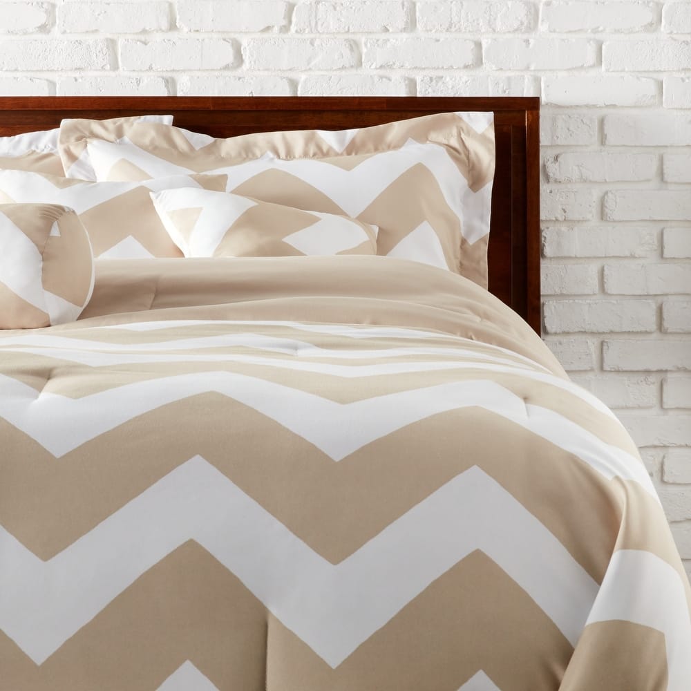 3 Piece Chevron Duvet Cover & Sham Covers Set