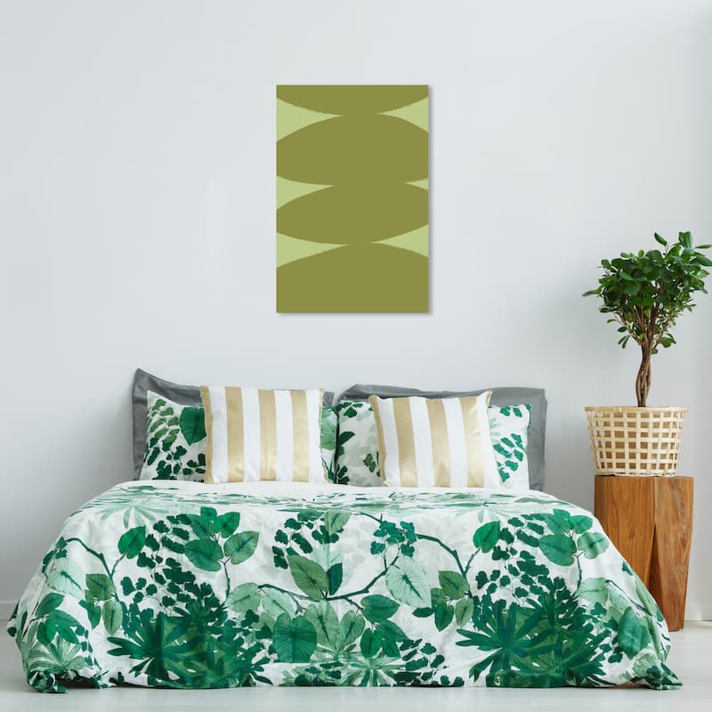 Wynwood Studio Canvas Abstract Aguacate Avocado Green and Modern & Contemporary Wall Art Canvas Print - 36 x 24