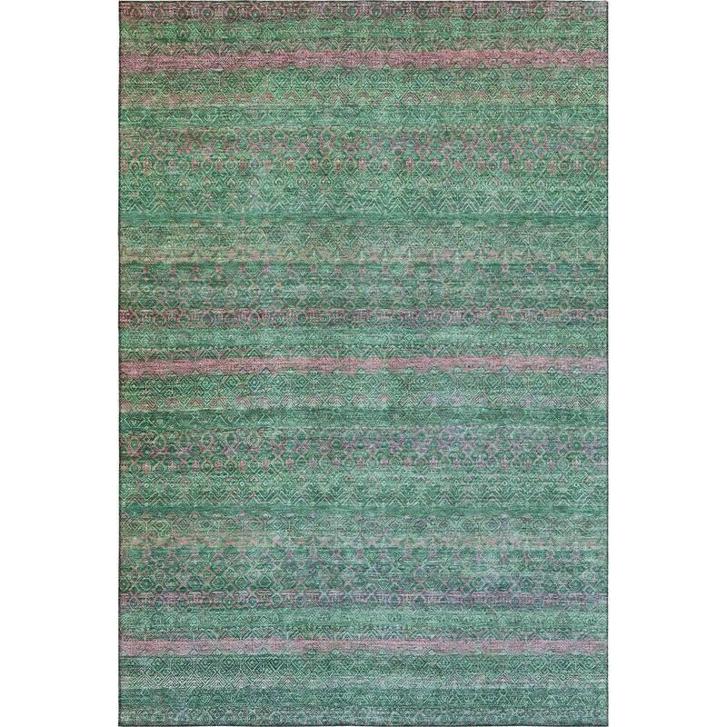 Premium Washable Super Soft Boho Stripes Mayfield Rug