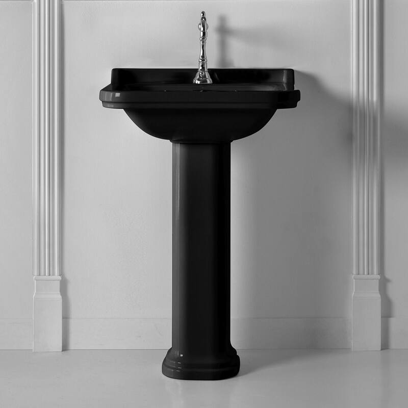 WS Bath Collections Waldorf 4140K4.01+417004 Waldorf 23-5/8" - Glossy Black