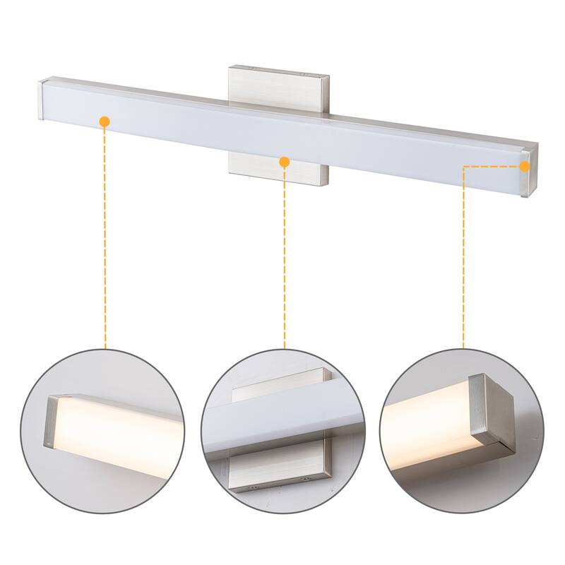 C Cattleya LED Vanity Bar Light Indoor Wall Sconce with Acrylic Shade