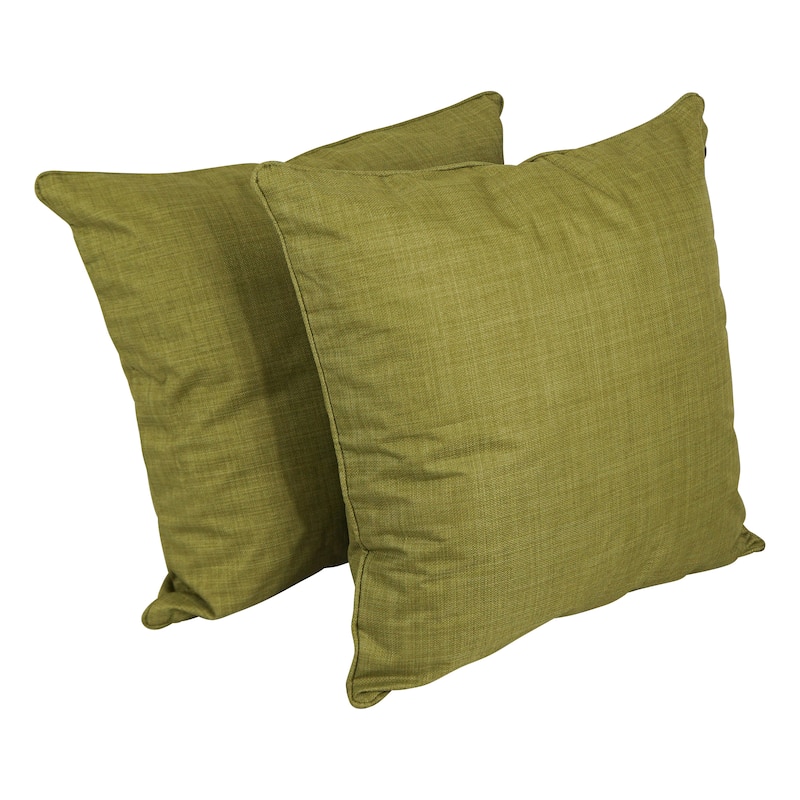 Delaney 25-inch Indoor/Outdoor Throw Pillow (Set of 2) - Avocado