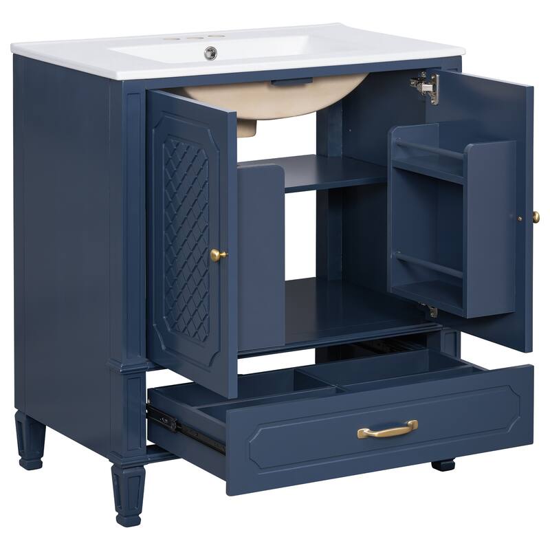 Christopher Knight Home - 30" Bathroom Vanity with Storage Solution