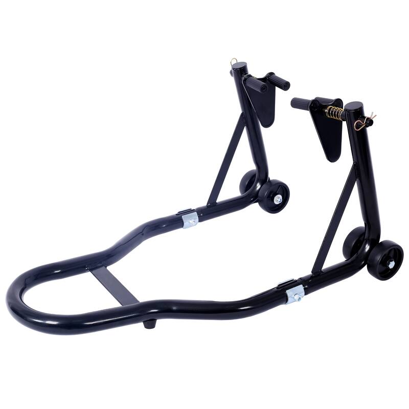 Motorcycle Stand 1000LB Sport Bike Front and Rear Wheel Lift Swingarm Paddock Stands Black U