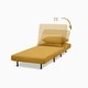 preview thumbnail 140 of 176, Artdeco Home - Tustin Upholstered Convertible Lounge/ Sleeper Chair