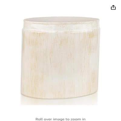Small Bathroom Trash Can - Rustic Luxe Bathroom Garbage Can For Farmhouse Decor - Small Waste Basket For Bathroom and Bedroom
