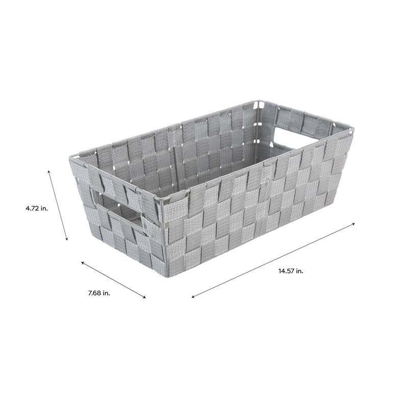 Simplify Medium Woven Strap Shelf Tote