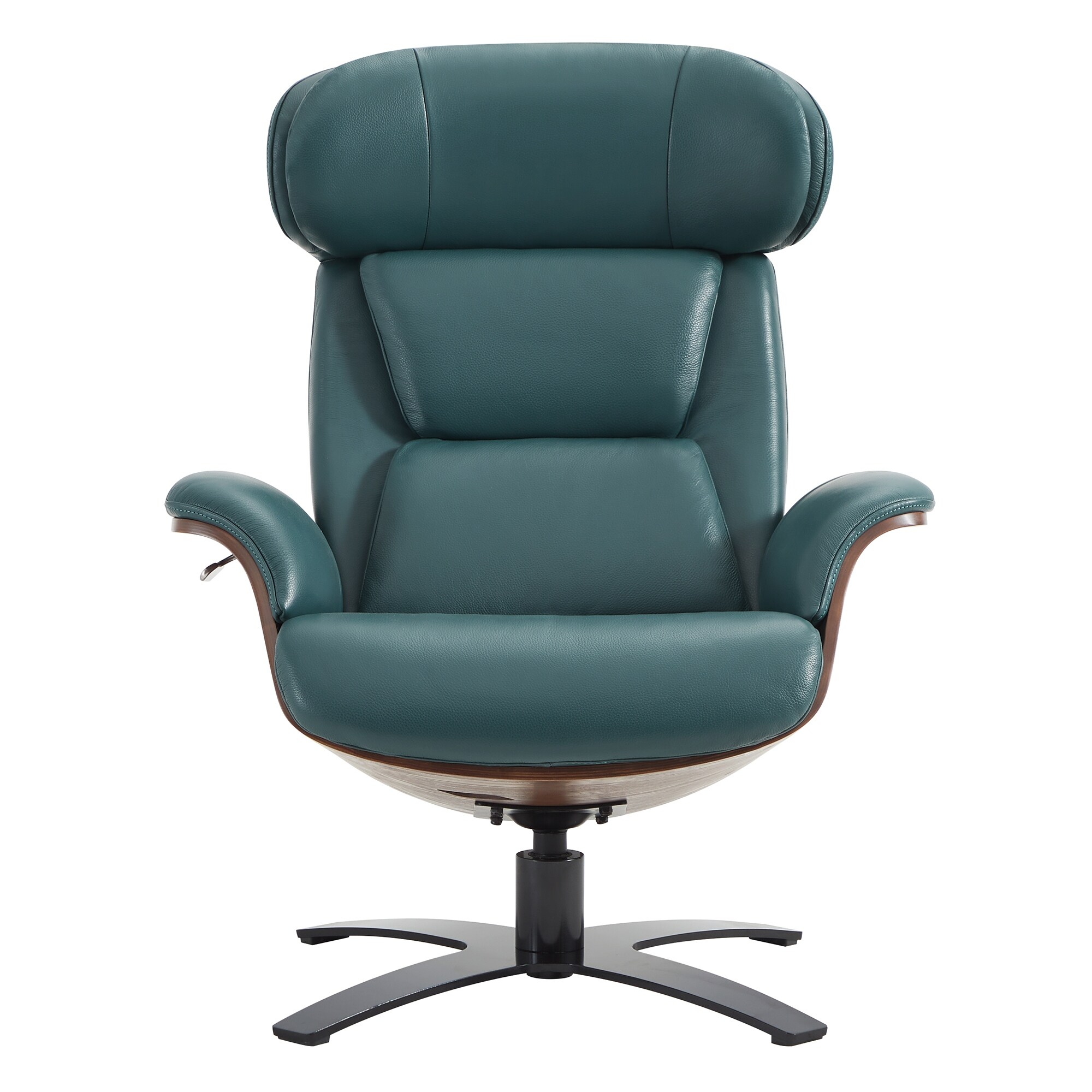 Leon Swivel Recliner Chair with Ottoman Set and Adjustable