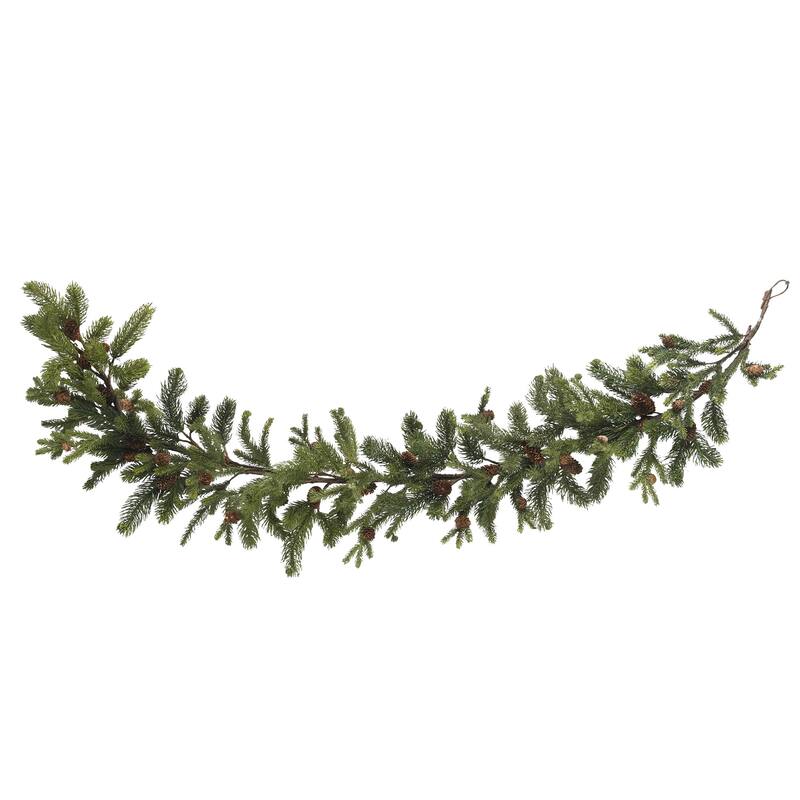 5' x 12" Pine and Pinecones Artificial Christmas Garland, Unlit