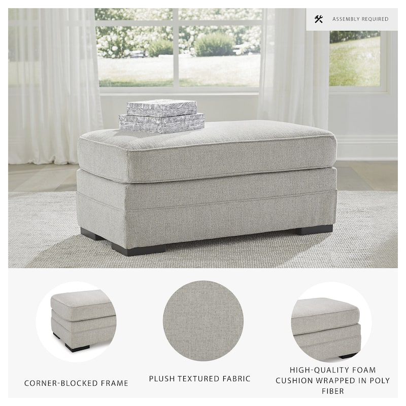 Signature Design by Ashley Eastonbridge Gray Ottoman