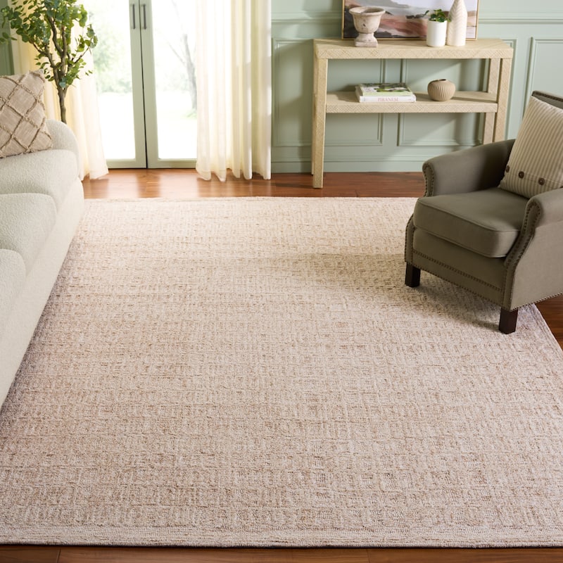 SAFAVIEH Handmade Pine Hamida Modern & Contemporary Wool Rug