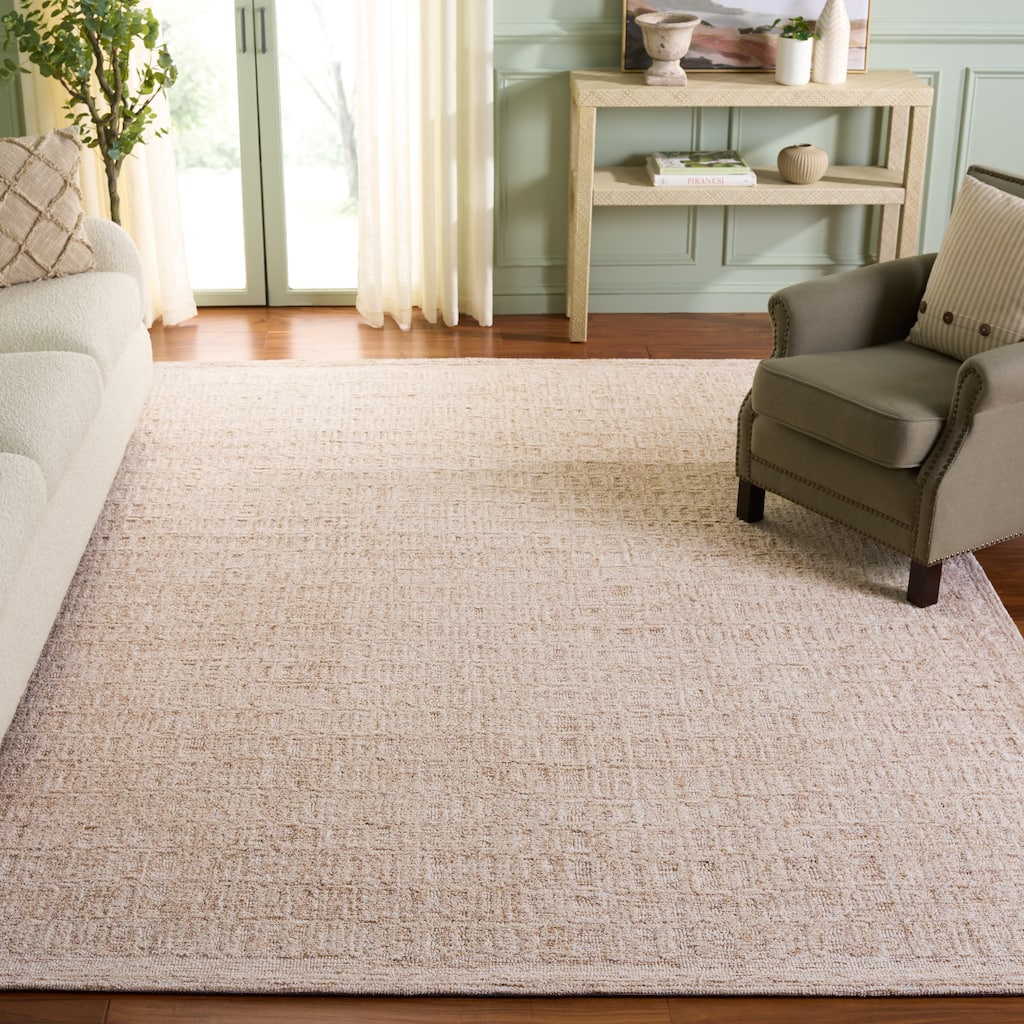 SAFAVIEH Handmade Pine Hamida Modern & Contemporary Wool Rug