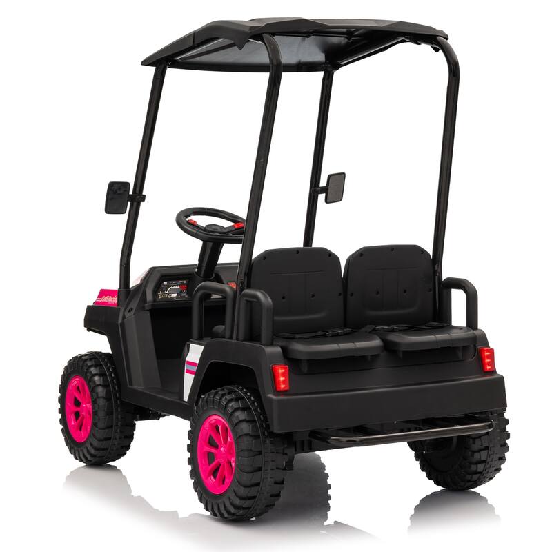 24V Xl Kids Electric Ride-On Truck W/Rc - Spacious 20in Wide Seat, Removable Sunshade, Dual-Motor Drive,Recommended Age: 3-8