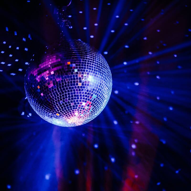 Mirror Ball, 8 Inch Reflective Balls with Hanging Ring for DJ Stage - 8 Inch