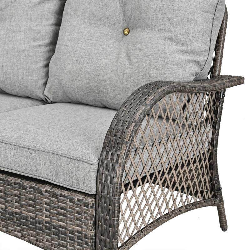 Y23 Patio Festival Outdoor Metal Conversation Set