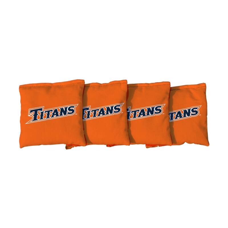 Cal State Fullerton Titans Orange Cornhole Bags - All-Weather Resin Filled