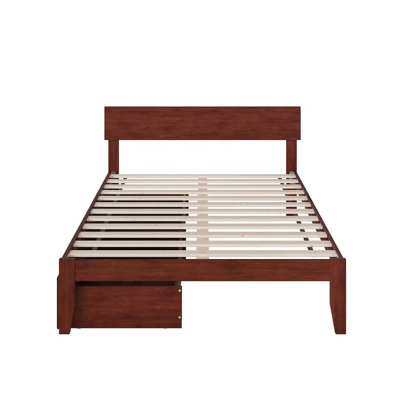 AFI Boston Platform Bed with Storage Drawers