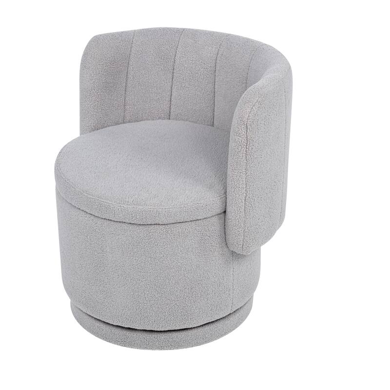 360 Degree Swivel Back Sofa Chair With Storage Space, Suitable For Bedroom and Living Room