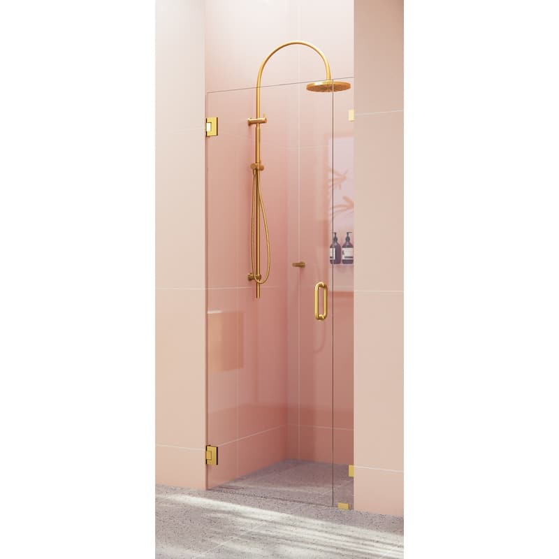 Glass Warehouse GW-WH-34 Illume 78" High x 34" Wide Hinged Frameless