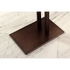 preview thumbnail 8 of 25, Edenscape Double L Shape Pedestal Towel Holder in Matte Black