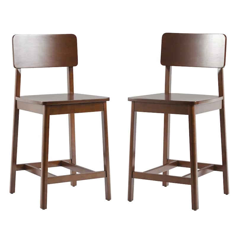 Middlebrook Designs Solid Wood Counter Stool (Set of 2)