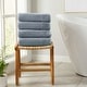 preview thumbnail 35 of 193, Linery & Co. Cotton Diamond Waffle Texture Bath Towels. Bath Towel (Pack of 4) - Chambray Blue
