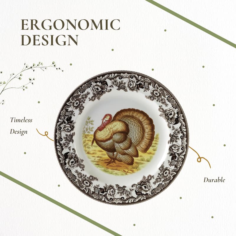 Spode Woodland Soup Plate