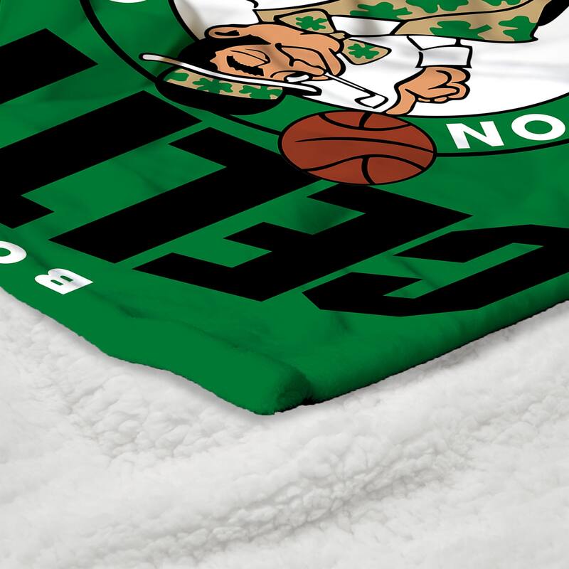 NBA High Block Silk Touch Sherpa Throw Blanket
