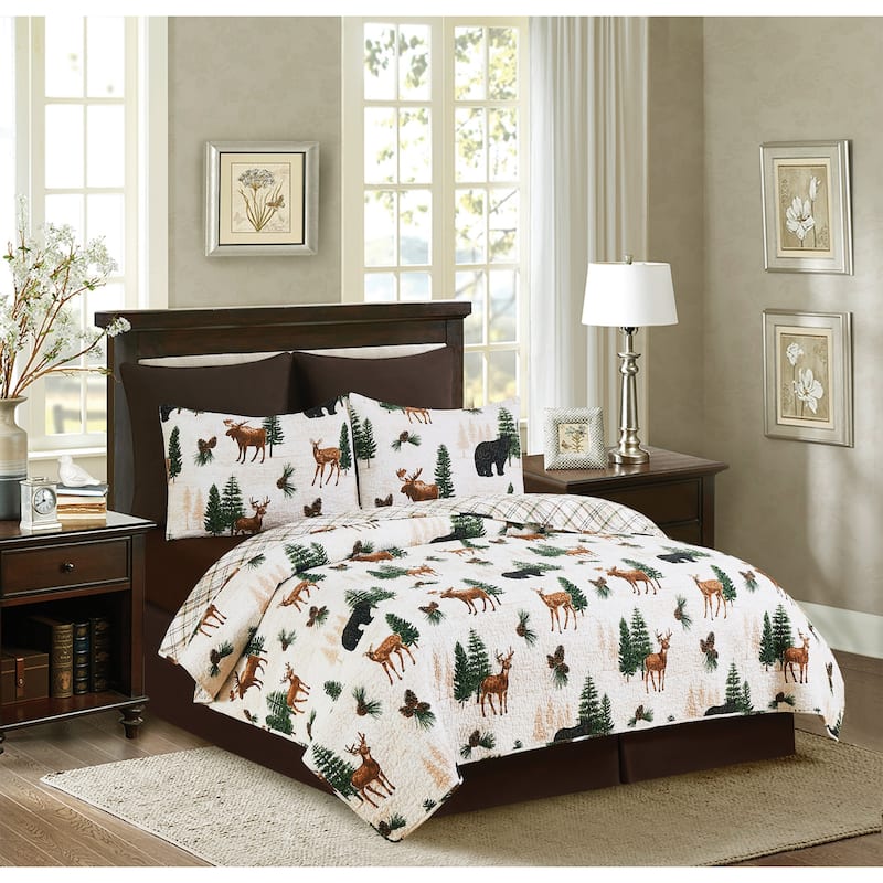 Crestwood Lodge Cotton Quilt Set